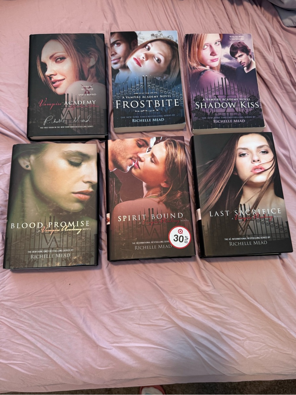 Vampire Academy Book Complete Series Books 1-5 SIGNED